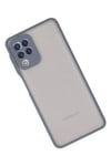Mey İthalat®  Samsung Galaxy A22 Kılıf Montreal Silikon Kapak - Gri