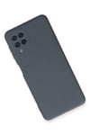 Mey İthalat®  Samsung Galaxy A22 Kılıf Nano içi Kadife Silikon - Gri