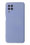 Mey İthalat®  Samsung Galaxy A22 Kılıf Nano içi Kadife Silikon - Lila