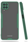 Mey İthalat®  Samsung Galaxy A22 Kılıf Platin Silikon - Yeşil