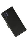 Mey İthalat®  Samsung Galaxy A22 Kılıf Trend S Plus Kapaklı Kılıf - Siyah