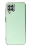 Mey İthalat®  Samsung Galaxy A22 Kılıf Volet Silikon - Açık Yeşil