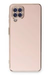 Mey İthalat®  Samsung Galaxy A22 Kılıf Volet Silikon - Pembe