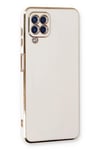 Mey İthalat®  Samsung Galaxy A22 Kılıf Volet Silikon - Beyaz