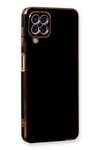 Mey İthalat®  Samsung Galaxy A22 Kılıf Volet Silikon - Siyah