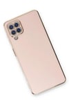 Mey İthalat®  Samsung Galaxy A22 Kılıf Volet Silikon - Pembe