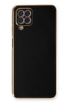 Mey İthalat®  Samsung Galaxy A22 Kılıf Volet Silikon - Siyah