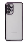 Mey İthalat®  Samsung Galaxy A23 4G Kılıf  Lensli Silikon - Mor