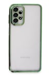 Mey İthalat®  Samsung Galaxy A23 4G Kılıf  Lensli Silikon - Yeşil