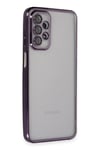 Mey İthalat®  Samsung Galaxy A23 4G Kılıf  Lensli Silikon - Mor