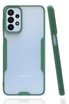 Mey İthalat®  Samsung Galaxy A23 4G Kılıf Platin Silikon - Yeşil
