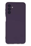 Mey İthalat®  Samsung Galaxy A24 4G Kılıf Nano içi Kadife Silikon - Mor
