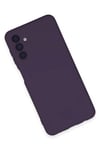 Mey İthalat®  Samsung Galaxy A24 4G Kılıf Nano içi Kadife Silikon - Mor