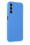 Mey İthalat®  Samsung Galaxy A24 4G Kılıf First Silikon - Mavi