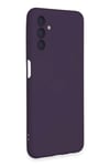 Mey İthalat®  Samsung Galaxy A24 4G Kılıf Nano içi Kadife Silikon - Mor