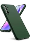 Mey İthalat®  Samsung Galaxy A24 4G Kılıf First Silikon - Koyu Yeşil