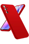 Mey İthalat®  Samsung Galaxy A24 4G Kılıf First Silikon - Kırmızı