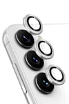 Mey İthalat®  Samsung Galaxy A24 4G Valdez Metal Kamera Lens - Gümüş