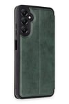 Mey İthalat®  Samsung Galaxy A25 5G Kılıf Flip Cover - Koyu Yeşil