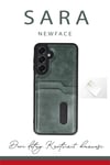 Mey İthalat®  Samsung Galaxy A25 5G Kılıf Sara Kartvizitli Deri Kılıf - Taba
