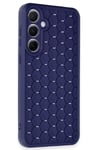 Mey İthalat®  Samsung Galaxy A25 5G Kılıf Petek Silikon Kapak - Lacivert