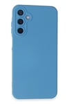 Mey İthalat®  Samsung Galaxy A25 5G Kılıf Nano içi Kadife Silikon - Mavi