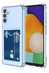 Mey İthalat®  Samsung Galaxy A26 Kılıf Kart Şeffaf Silikon - Şeffaf