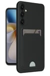 Mey İthalat®  Samsung Galaxy A26 Kılıf Kelvin Kartvizitli Silikon - Siyah