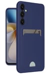 Mey İthalat®  Samsung Galaxy A26 Kılıf Kelvin Kartvizitli Silikon - Lacivert