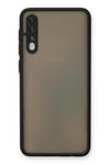 Mey İthalat®  Samsung Galaxy A30S Kılıf Montreal Silikon Kapak - Siyah