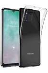Mey İthalat®  Samsung Galaxy A31 Kılıf Lüx Şeffaf Silikon