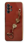 Mey İthalat®  Samsung Galaxy A32 Kılıf Esila Silikon - Kırmızı