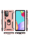 Mey İthalat®  Samsung Galaxy A32 Kılıf Sofya Yüzüklü Silikon Kapak - Rose