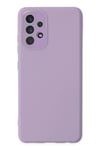 Mey İthalat®  Samsung Galaxy A33 5G Kılıf Lansman Glass Kapak - Lila