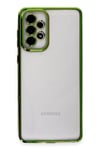 Mey İthalat®  Samsung Galaxy A33 5G Kılıf  Lensli Silikon - Yeşil