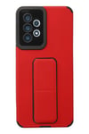 Mey İthalat®  Samsung Galaxy A33 5G Kılıf Mega Standlı Silikon - Kırmızı