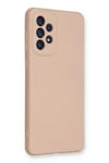 Mey İthalat®  Samsung Galaxy A33 5G Kılıf Nano içi Kadife Silikon - Pudra