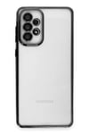 Mey İthalat®  Samsung Galaxy A33 5G Kılıf  Lensli Silikon - Siyah