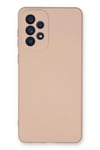 Mey İthalat®  Samsung Galaxy A33 5G Kılıf Nano içi Kadife Silikon - Pudra