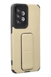 Mey İthalat®  Samsung Galaxy A33 5G Kılıf Mega Standlı Silikon - Gold