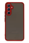 Mey İthalat®  Samsung Galaxy A34 5G Kılıf Montreal Silikon Kapak - Kırmızı