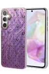 Mey İthalat®  Samsung Galaxy A35 5G Kılıf Blade Aynalı Desenli Kapak - Desen 2