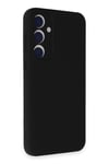 Mey İthalat®  Samsung Galaxy A35 5G Kılıf Nano içi Kadife Silikon - Siyah