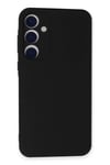 Mey İthalat®  Samsung Galaxy A35 5G Kılıf Nano içi Kadife Silikon - Siyah