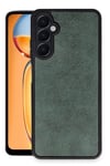 Mey İthalat®  Samsung Galaxy A35 5G Kılıf Aras Deri Kapak - Koyu Yeşil