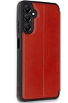 Mey İthalat®  Samsung Galaxy A35 5G Kılıf Flip Cover - Kırmızı