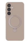 Mey İthalat®  Samsung Galaxy A35 5G Regal Magsafe Standlı Kapak - Çöl Titanyum