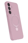 Mey İthalat®  Samsung Galaxy A35 5G Regal Magsafe Standlı Kapak - Açık Pembe