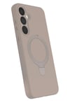 Mey İthalat®  Samsung Galaxy A35 5G Regal Magsafe Standlı Kapak - Çöl Titanyum