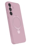 Mey İthalat®  Samsung Galaxy A35 5G Regal Magsafe Standlı Kapak - Açık Pembe